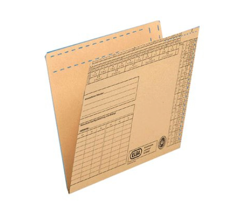 ELBA Einstellmappe Universal A4, aus 230 g/m² Natronkarton (RC), für ca. 80 DIN A4-Blätter, naturbraun