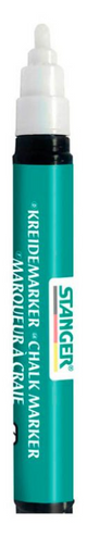Kreidemarker | 4er Set | weiß | 2-4mm