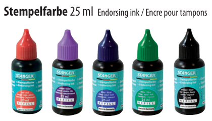 Stempelfarbe schwarz | 25ml