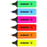 Textmarker Stanger | 6 Stück | Neonfarben