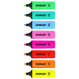 Textmarker Stanger | 8 Stück | Neonfarben