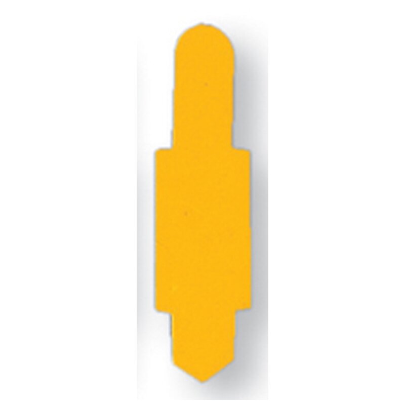 ELBA Stecksignal aus PVC, zum Einstecken in Schlitzstanzungen von Pendelregistraturen und Einstellmappen 80432 und 80437