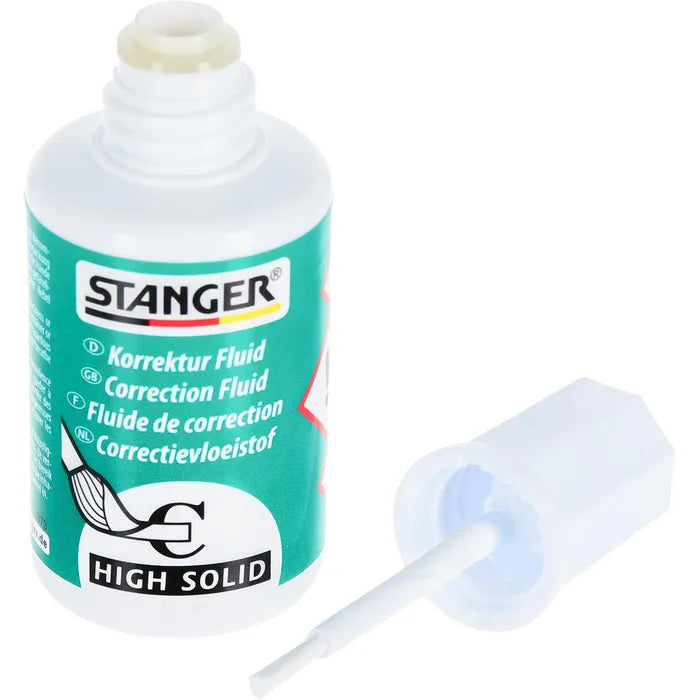 Korrekturflüssigkeit Stanger | mit Pinsel | Tipp-Ex