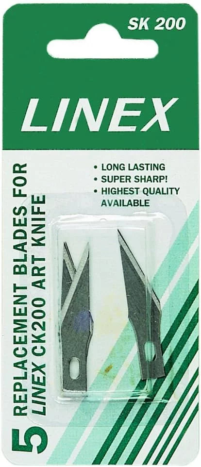 LINEX Ersatzklingen für Skalpell Art. 100411031, 5 Stck. in Blisterverpackung