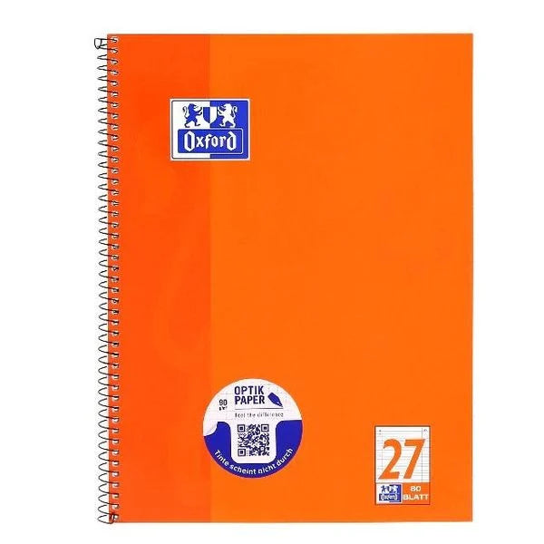 OXFORD Schule Collegeblock A4+ und A5+ mit 80 Blatt, Optik Paper® - verschiedene Ausführungen