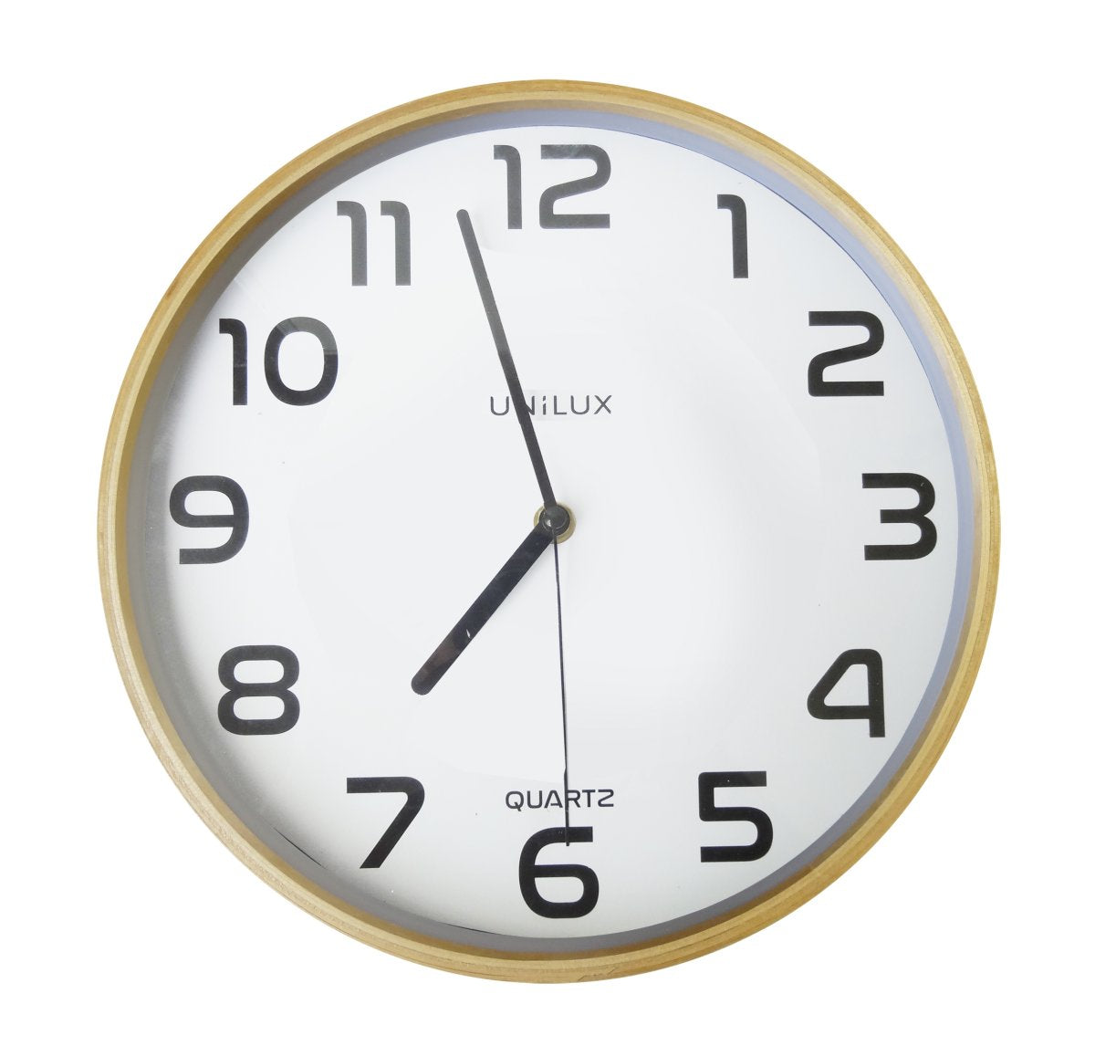 Unilux BALTIC Wanduhr mit Holzrahmen, Zeigern und Quarzuhrwerk, inkl. Batterie - verschiedene Ausführungen