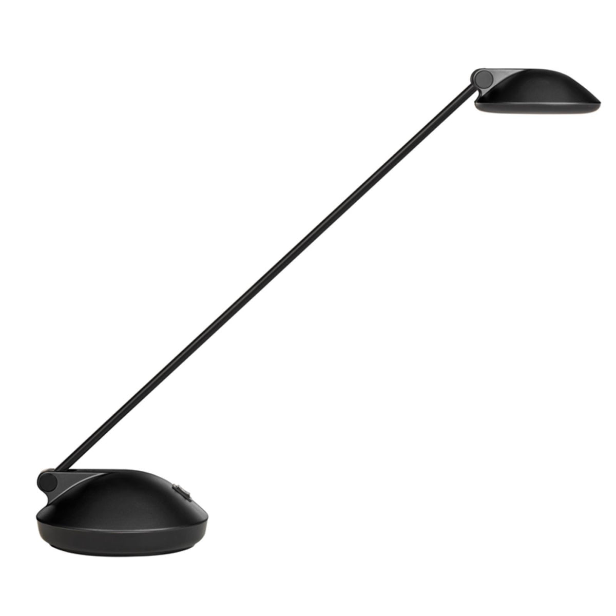 Unilux JOKER LED-Tischleuchte schwarz, Lichtintensität (70% oder 100%) über Kippschalter wählbar, Kopf und Arm neigbar